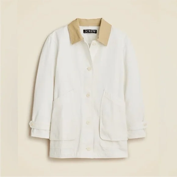 J. Crew Barn Jacket in canvas - Picture 2 of 7